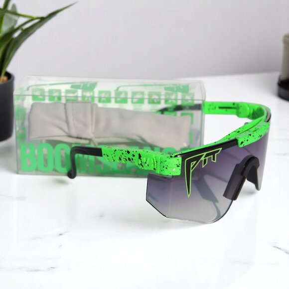 Pit Viper Boomslang Sunglasses Faded Lens Blocks 100% UVA & UVB Beach Sports NWT - Picture 2 of 7